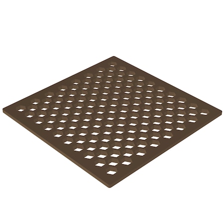 Newport Brass 6" Square Shower Drain in Oil Rubbed Bronze 233-607-10B